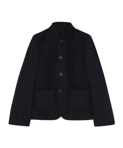 Loro Piana Mini Spagna Long-sleeved Jacket In Black