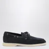 Loro Piana Mocassini Sea-sail Walk Blue Men In Blue