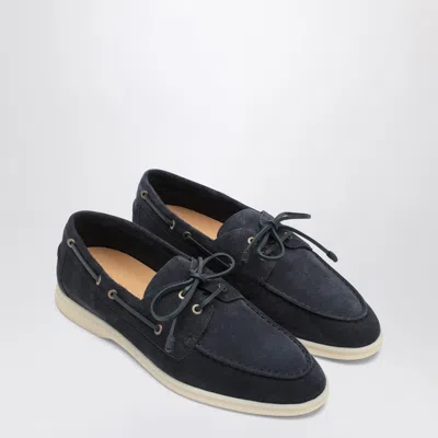 Loro Piana Mocassini Sea-sail Walk Blue Men