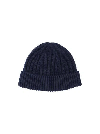 Loro Piana 'moltrasio' Beanie In Blue