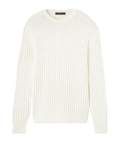 Loro Piana Moltrasio Crewneck In White