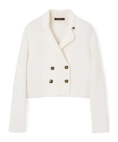 Loro Piana Moltrasio Jacket In White