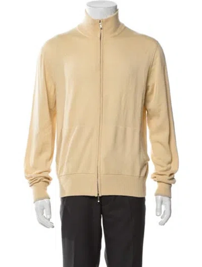 Pre-owned Loro Piana My Golf Bomber Cashmere In Yellow