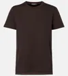 Loro Piana My-t Cotton Jersey T-shirt In Brown