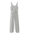 Loro Piana Nadia Belted Printed Silk-satin Jumpsuit In Multi