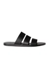 Loro Piana Naha Slippers In Black