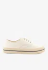Loro Piana Nantucket Walk Canvas Sneakers In Neutral