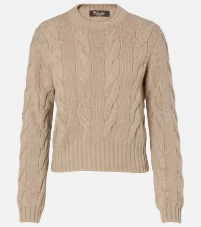 Loro Piana Pullover Napier Aus Kaschmir In Brown
