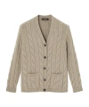 Loro Piana Napier Cardigan In Neutral