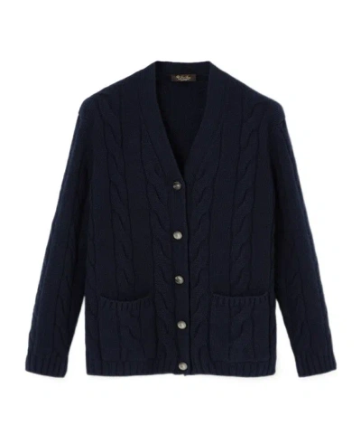 Loro Piana Napier Cardigan In Black