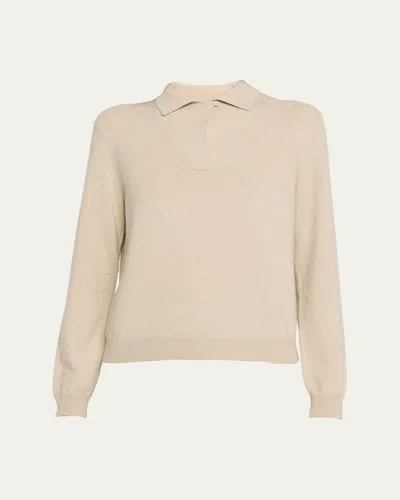 Loro Piana Napier Firefly Coarsehair Cashmere Sweater In Animal Print