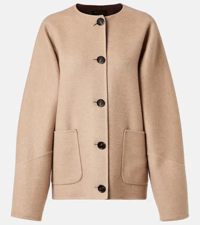 Loro Piana Navid Cashmere Cardigan In Rosy Granite Melange