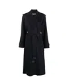 Loro Piana Navy Blue Mid-length Coat