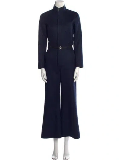 Pre-owned Loro Piana 'naya' Cashmere Jumpsuit In Blue