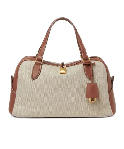 Loro Piana Needle Small Handbag In Yellow