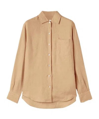 Loro Piana Neo Andre Long-sleeved Shirt In Nude