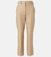 Loro Piana Neo Derk Linen Crêpe Straight Pants