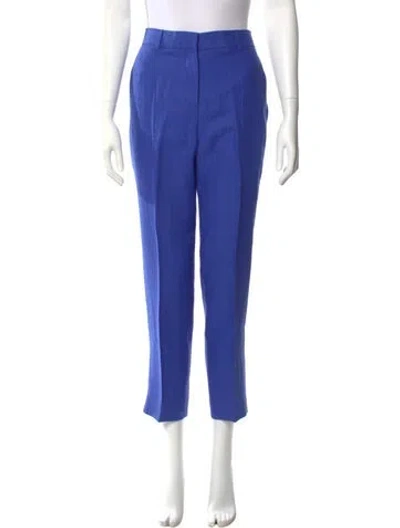 Pre-owned Loro Piana Neo Derk Straight Leg Pants In Blue