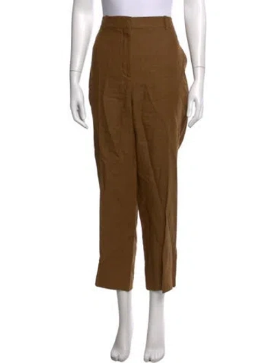 Pre-owned Loro Piana Neo Derk Straight Leg Pants In Brown