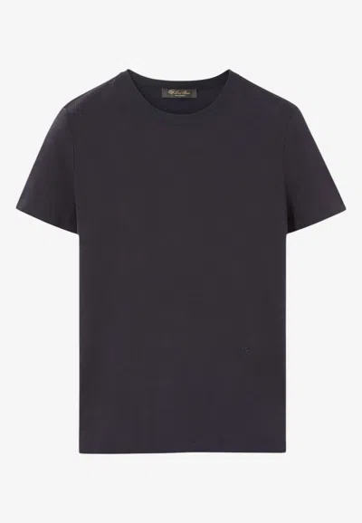 Loro Piana Neo My-t Crewneck T-shirt In Blue