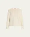 Loro Piana Neo Parksville Cashmere Crewneck Sweater In Biancore
