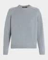 Loro Piana Neo Parksville Cashmere Crewneck Sweater In Gray
