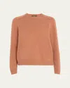 Loro Piana Neo Parksville Cashmere Crewneck Sweater In L0bl Sunset Hues Mel