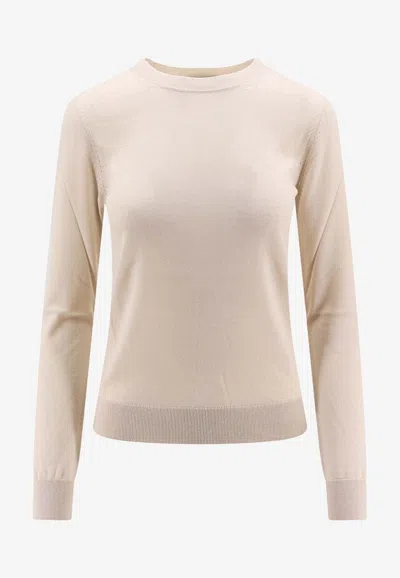 Loro Piana Neo Piuma Cashmere Sweater In Beige