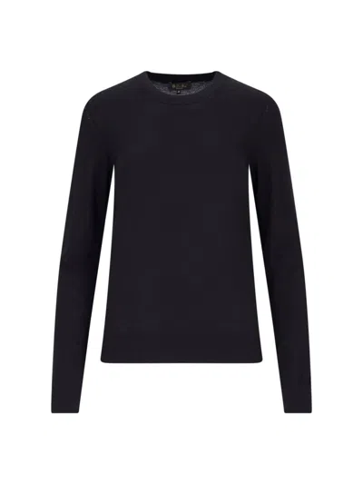 Loro Piana 'neo Piuma' Sweater In Black