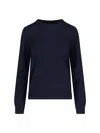 Loro Piana Neo Piuma Crewneck Sweater In Blue