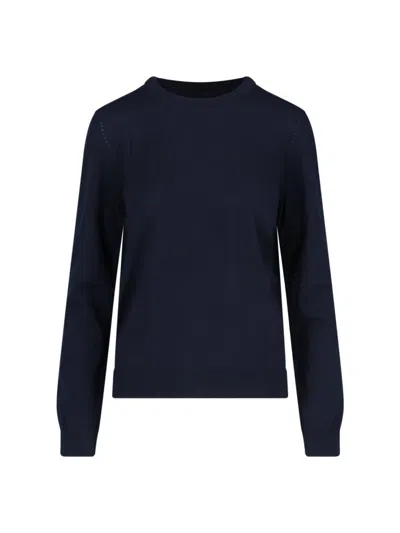 LORO PIANA LORO PIANA "NEO PIUMA" SWEATER, IN BLUE CASHMERE