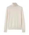 Loro Piana Neo Piuma Turtleneck Sweater In White
