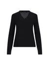 Loro Piana 'neo Piuma' V-neck Sweater In Black  