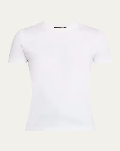 Loro Piana Neo Short-sleeve Cotton T-shirt In White