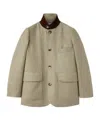 Loro Piana New-cut Wool Cashmere Button Stand-collar Casual Jacket In Beech Mixed Color