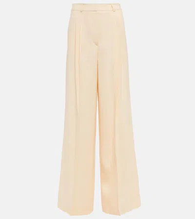 Loro Piana Hose Nyack Aus Leinen Und Wolle In Almond Blossom