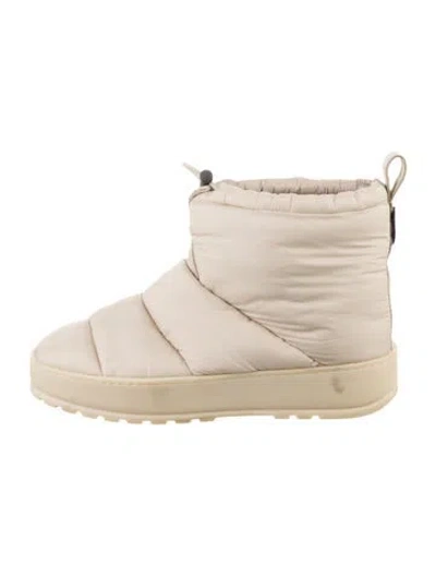Pre-owned Loro Piana Nylon Boots In Neutrals
