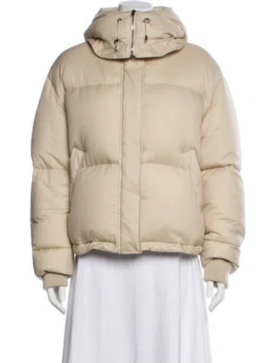 Pre-owned Loro Piana Nylon Down Jacket In Neutrals