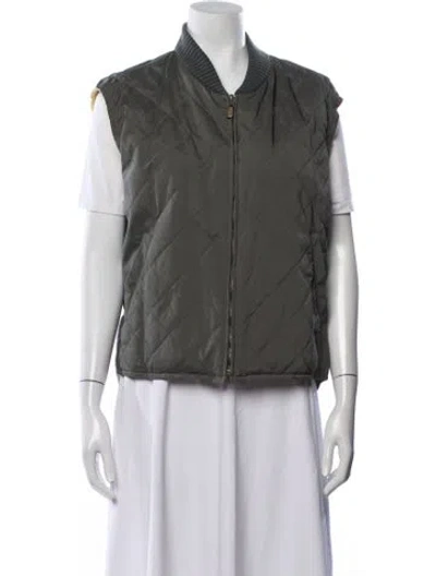 Pre-owned Loro Piana Nylon Vest In Green