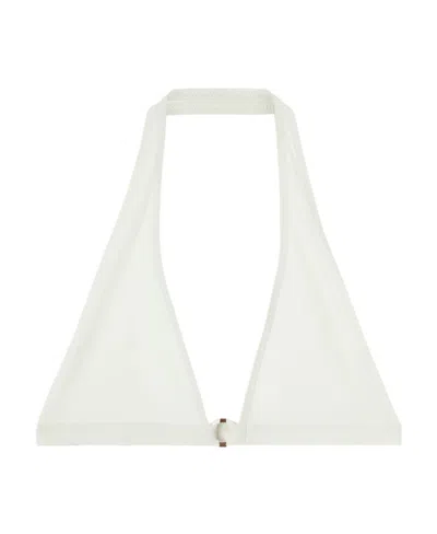 Loro Piana Ocean Triangle Bikini In White