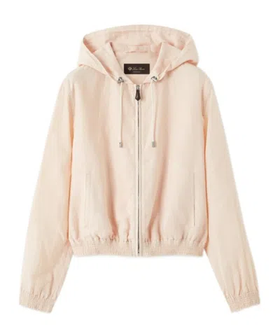 Loro Piana Opal Bomber Jacket In Neutral
