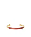 Loro Piana Open Bracelet In Deep Kummel/jewel Sun Gold