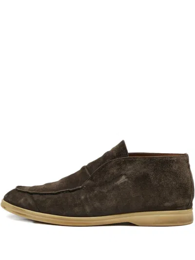Pre-owned Loro Piana Open Walk Desert Boots