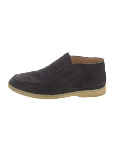 Pre-owned Loro Piana Open Walk Sneakers In Blue