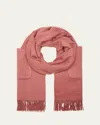 Loro Piana Opera The Nice Cashmere Fringe Stole In Halite