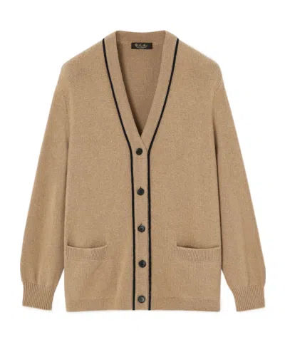 Loro Piana Pablo Cardigan In Brown