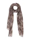 Loro Piana Paisley-print Cashmere Scarf In Brown