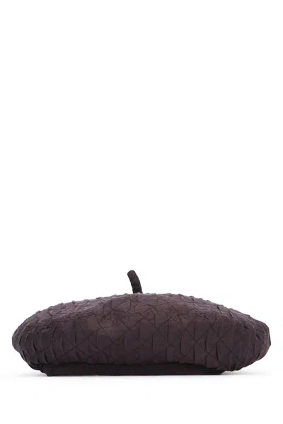Loro Piana Panelled Beret In Brown