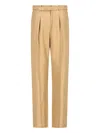 Loro Piana Edward Raw Tussah Silk Trousers In Multicolor
