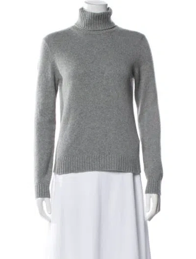 Pre-owned Loro Piana Parksville Baby Cashmere Sweater In Blue